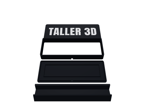 Carteles luminosos en Taller 3D: vista previa