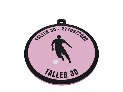 Medallas en Taller 3D: vista previa