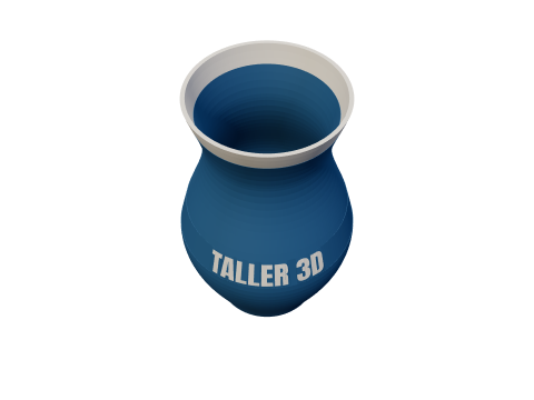 Jarrones en Taller 3D: vista previa